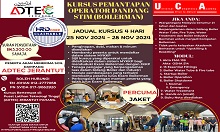 PROGRAM LATIHAN KEMAHIRAN KE ARAH KOMPETEN OPERATOR DANDANG STIM (BOILERMAN) JKKP
